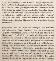 【ドイツ語洋書】 マイスター・エックハルトとマイモニデスとの対話 『Im Gespräch mit Meister Eckhart und Maimonides』