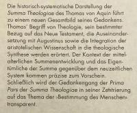 【ドイツ語洋書】 トマス・アクィナス『神学大全』の体系構造：トマス思想の全体像 『Die Architektonik der Summa theologiae des Thomas von Aquin : zur Gesamtsicht des thomasischen Gedankens』