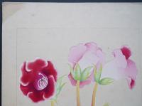 土屋楽山 木版画 洋草花譜『Gloxinia(グロキシニア)』