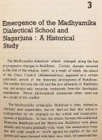 【英語洋書】 ナーガールジュナ (龍樹) の弁証法『The dialectics of Nāgārjuna』