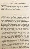 【ドイツ語洋書】 マイスター・エックハルト：ドイツ哲学協会のベルリン講演会 『Meister Eckhart : Vortrag gehalten von der Deutschen Philosophischen Gesellschaft in Berlin』 1934年