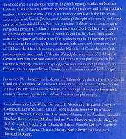 【英語洋書】マイスター・エックハルト入門 『A companion to Meister Eckhart』