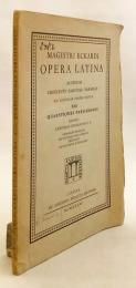 【ラテン語洋書】 マイスター・エックハルト『パリ大学討議問題集』 『Quaestiones parisienses』 1936年刊