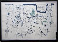 萩原英雄 リエカ国立近代美術館賞受賞 大判木版画『お伽の国 No.12』限定50部