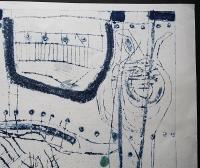 萩原英雄 リエカ国立近代美術館賞受賞 大判木版画『お伽の国 No.12』限定50部