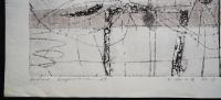 萩原英雄 チェコスロバキア国際版画展グランプリ受賞作 大判木版画『お伽の国 No.17』限定50部