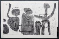 萩原英雄 山梨県立美術館所蔵作 木版画『お伽の国 No.18』限定50部