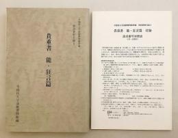 貴重書　能・狂言篇 [本編]＋付録