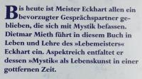 ドイツ語洋書 マイスター・エックハルト：神秘と生の技法【Meister Eckhart：Mystik und Lebenskunst】