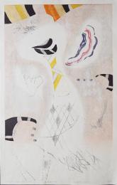 萩原英雄 木版画『道化師 No.3 (Clown)』限定50部
