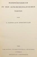 【ドイツ語・教会スラヴ語洋書】 古代教会スラヴ語文献小辞典 『Handwörterbuch zu den altkirchenslavischen Texten』