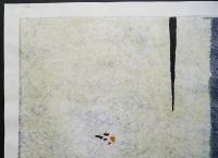 萩原英雄 木版画(両面刷り)『土壌 No.11 砂磔』限定30部 