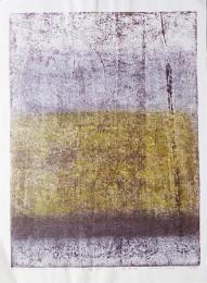 萩原英雄 木版画(両面刷り)『土壌 No.20 不毛地』限定30部