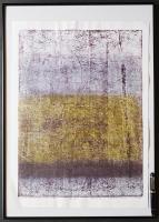 萩原英雄 木版画(両面刷り)『土壌 No.20 不毛地』限定30部