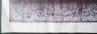 萩原英雄 木版画(両面刷り)『土壌 No.20 不毛地』限定30部