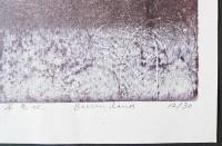 萩原英雄 木版画(両面刷り)『土壌 No.20 不毛地』限定30部