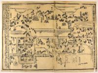 城州山崎銭原山宝寺　聖武皇帝勅願所行基大菩薩開基打出小槌宮并諸伽藍等如先規再建之書図