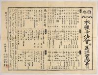 本願寺法会　附為拝宝物品目
