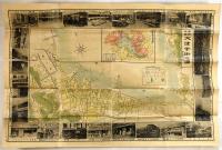 名所旧趾　大津市街地図　商工業家案内