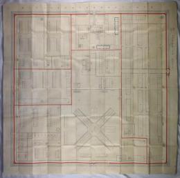 愛知県名古屋監獄新築目論見貮百分壱之図
