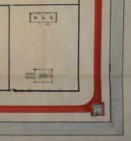 愛知県名古屋監獄新築目論見貮百分壱之図