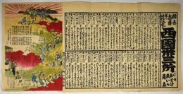 諸色大下落并ニ此比人気ヲ西国卅三所こじ付おどけゑいろ見立