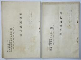 日清生命保険株式会社　報告書　2冊セット