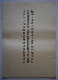 昭和9年度　長浜商工会議所関係綴