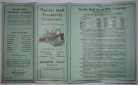 Pacific Mail Steamship Company   Schedule-Rates