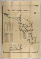 中河内郡楠根川用排水改良事業区域平面図