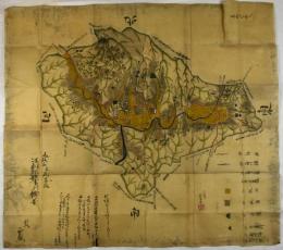 江刺郡歌書村絵図