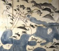 備前国邑久郡虫明漁場絵図