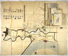 摂州西成郡新家村絵図