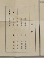 全国電信回線及機械設置図　明治廿一年　月調