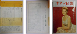 「日本映画監督・系譜とその流れ」（8頁分）掲載　【キネマ旬報　昭和35年4月上旬号】