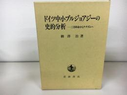 ドイツ中小ブルジョアジーの史的分析 : 三月革命からナチズムヘ