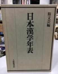 日本漢学年表