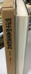 明治中期産業運動資料