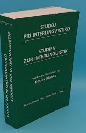 Studoj pri interlingvistiko : festlibro omage al la 60-jarigo de Detlev Blanke = Studien zur Interlinguistik; Festschrift fur Detlev Blanke