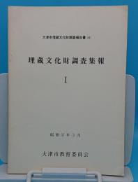 埋蔵文化財調査集報1「大津市埋蔵文化財調査報告書4」