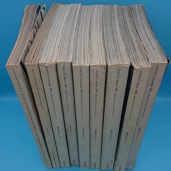 VOGUE ITALIA Speciale No.11・13～15・17～19・23・25 計9冊 1985年