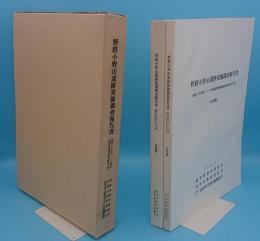 野路小野山遺跡発掘調査報告書 　一般国道161号(西大津バイパス)建設に伴う発掘調査報告書