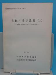 堂田・市子遺跡2　蒲生郡蒲生町市子沖・市子川原所在「ほ場整備関係遺跡発掘調査報告書16-5」