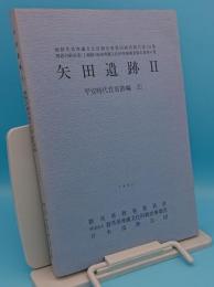 矢田遺跡2　平安時代住居跡編2「群馬県埋蔵文化財調査事業団調査報告115関越自動車道(上越線)地域埋蔵文化財発掘調査報告書6」