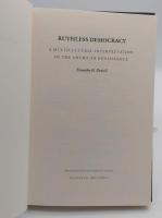 Ruthless Democracy: A Multicultural Interpretation of the American Renaissance(英)