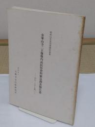金峯山寺二王像像内品民俗資料緊急調査報告書 　 印仏・こけら経