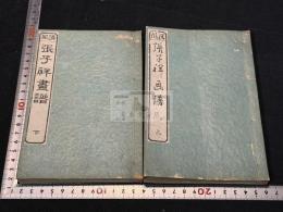 清人張子祥画譜 二冊揃