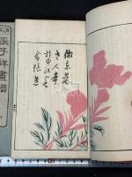 清人張子祥画譜 二冊揃