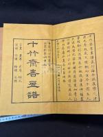 十竹斎書画譜（十竹斎画譜）　 帙入八帖揃