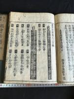 頭書長曆 三冊揃